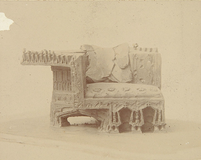 Photographie De La Maquette D Un Fauteuil De Carlo Bugatti Anonyme