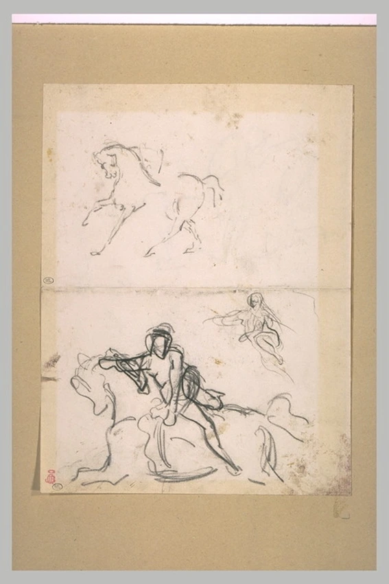 Etudes d écuyers et de cheval Jean Baptiste Carpeaux Musée d Orsay