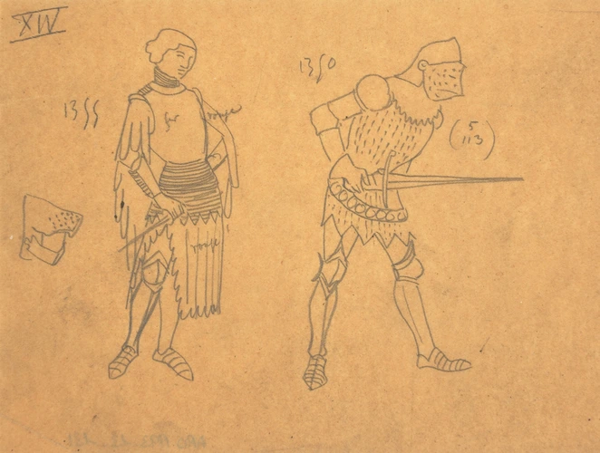 Etude De Costume Et Armure Du E Si Cle Eug Ne Grasset Mus E D Orsay