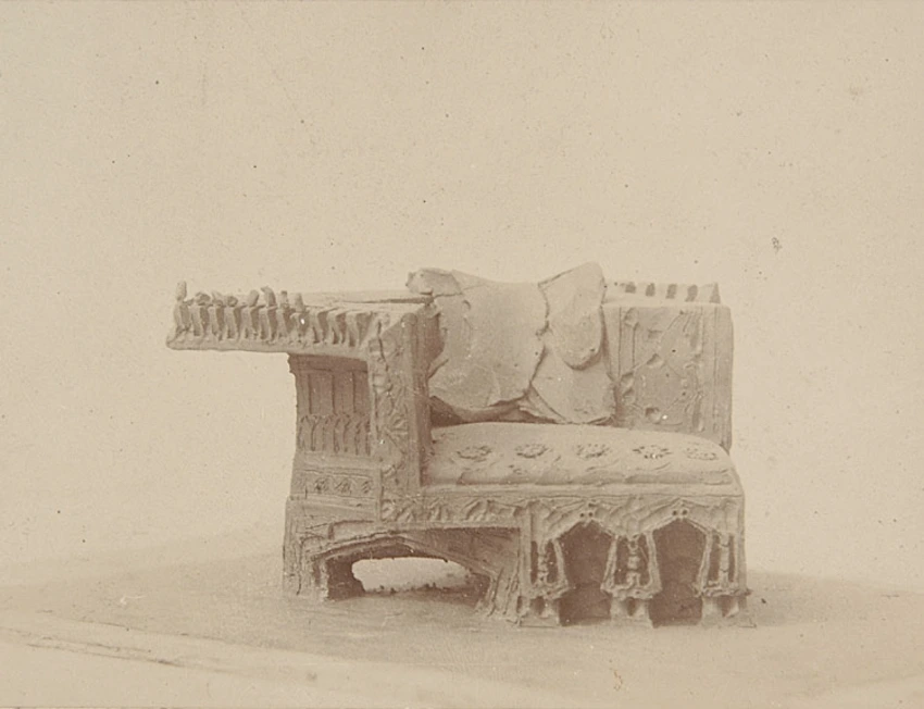 Photographie De La Maquette D Un Fauteuil D Angle De Carlo Bugatti