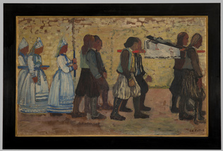 Charles Cottet - Procession de la Vierge de la mer