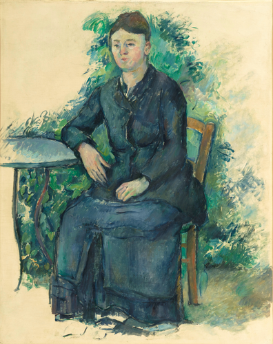Paul Cézanne - Madame Cézanne au jardin}