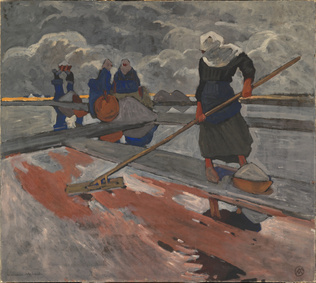 Mathurin Méheut - Ramasseuse de sel à Guérande