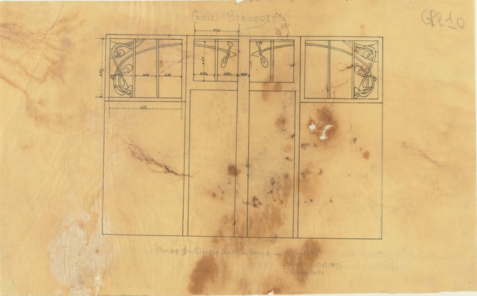Hector Guimard - Paris 16e, 16, rue La Fontaine, Castel Béranger, propriété de M...