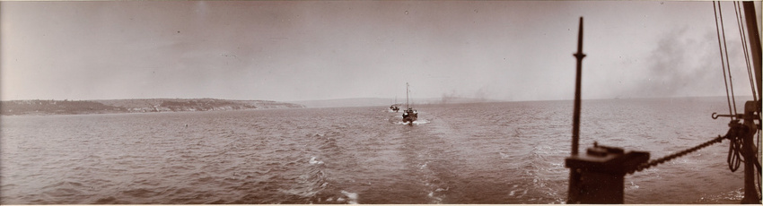 Philippe d' Orléans - Vue prise du yacht du duc d'Orléans (?), Bulgarie