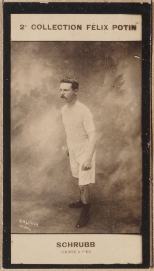 Maurice Branger - Alfred Shrubb, course à pied