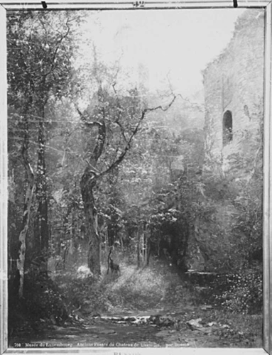 Charles Busson - Anciens fossés du château de Lavardin près Montoire