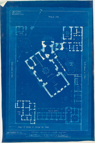 Ambroise Baudry - Comité de l'Oeuvre de la Mosquée. Plan général en orientation ...