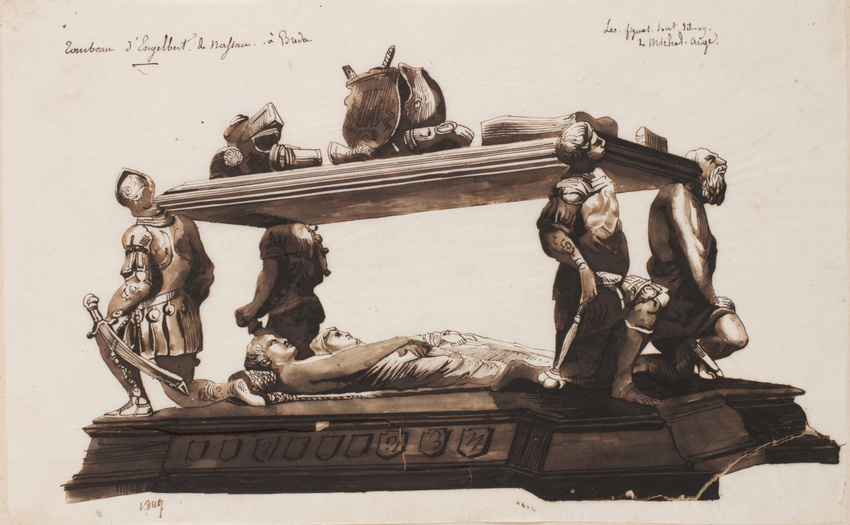 Edouard Villain - Tombeau d'Engelbert de Nafsau, Breda
