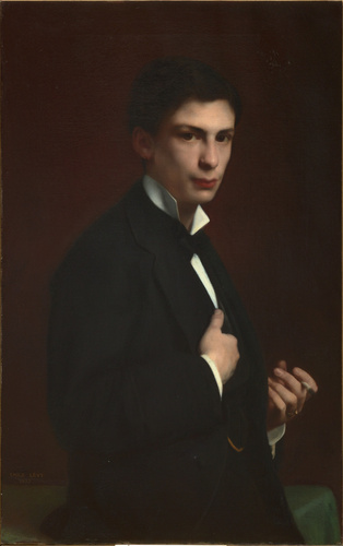 Emile Lévy - Portrait de jeune homme