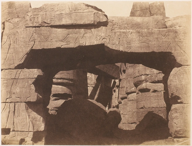 John Beasley Greene - Karnak, salle hypostyle, entrée du sud
