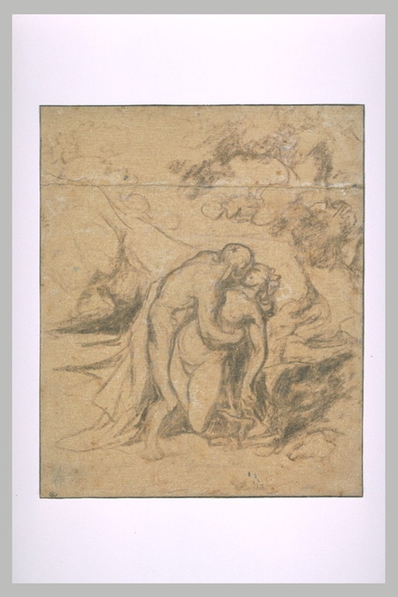 Honoré Daumier - Le baiser