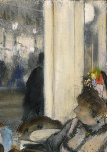 Edgar Degas - Femmes à la terrasse d'un café le soir