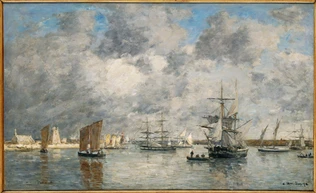 Eugène Boudin - Port de Camaret