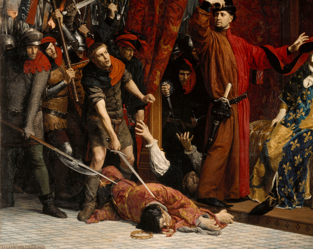 Lucien Mélingue - Le Prévôt des marchands Etienne Marcel et le dauphin Charles