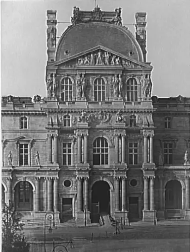 Edouard Baldus - Le Louvre, pavillon Denon