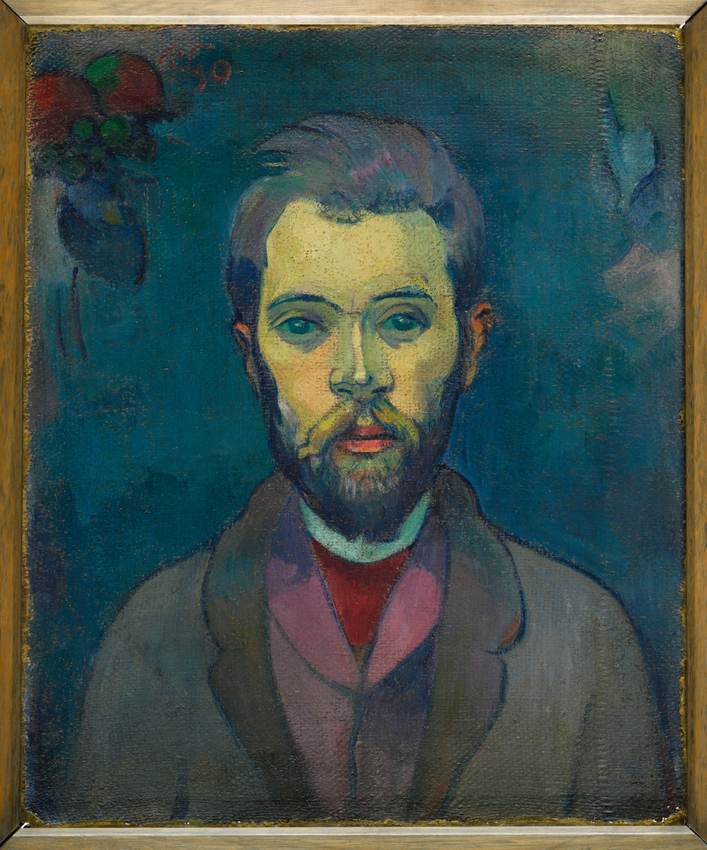 Paul Gauguin - Portrait de l'artiste (recto) ; Portrait de William Molard (verso...
