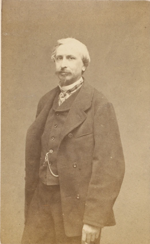 Etienne Carjat - Mario Uchard (1824-1893) romancier, auteur dramatique, épousa M...