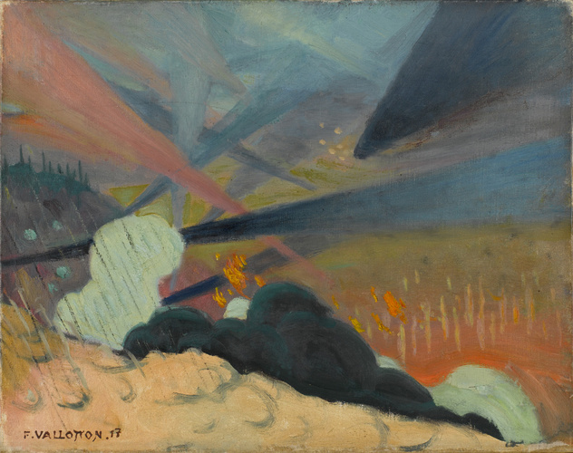 Félix Vallotton - Verdun, esquisse