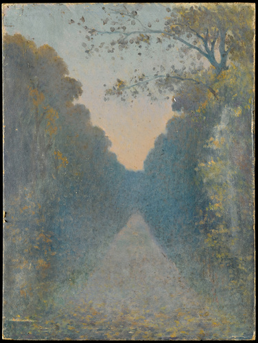 Alphonse Osbert - Paysage-Allée