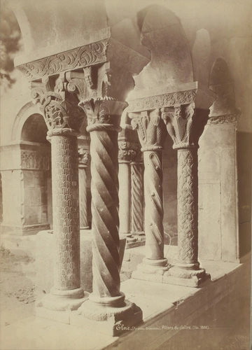 Séraphin Médéric Mieusement - Elne, piliers du cloître
