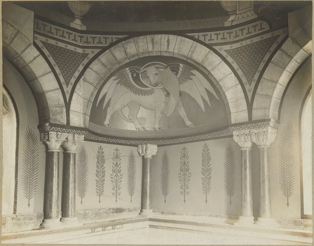 Anonyme - Lyon, église Saint-Martin d'Ainay, vue intérieure, pendentif de la cou...