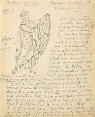 Eugène Grasset - Arrangement de pallium byzantin