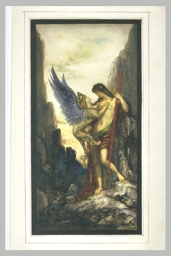 Gustave Moreau - Oedipe et le Sphinx