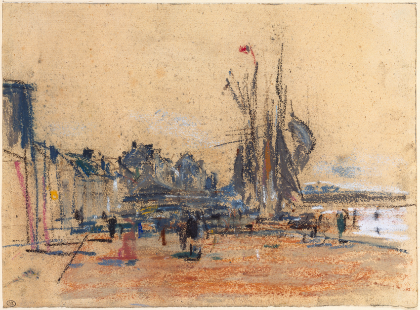 Eugène Boudin - Quai