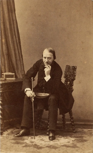 André Adolphe Eugène Disdéri - Léon Laya né à Paris en 1809, mort à Paris en 187...