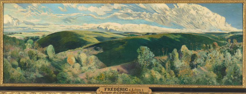 Léon Frédéric - Les Grandes Ombres : paysage de Heyst