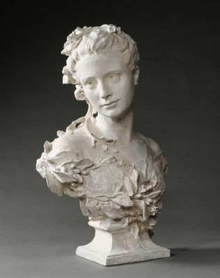 Jean-Baptiste Carpeaux - Amélie de Montfort en toilette de mariée