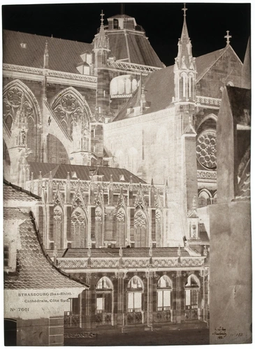 Henri Le Secq - Strasbourg (Bas-Rhin) - Côté sud, cathédrale Notre-Dame