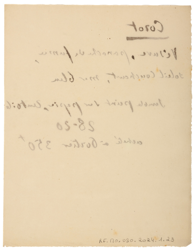 Panachej Notes Note ayant trait à l’œuvre