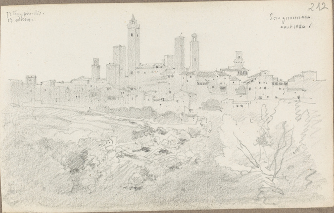 Louis Boitte - San Gimignano, vue générale