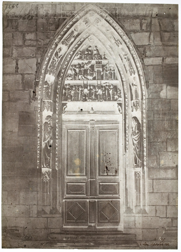 Henri Le Secq - Niederhaslach (Bas-Rhin) - Portail ouest, église Saint-Florent