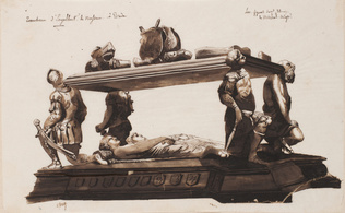 Edouard Villain - Tombeau d'Engelbert de Nafsau, Breda