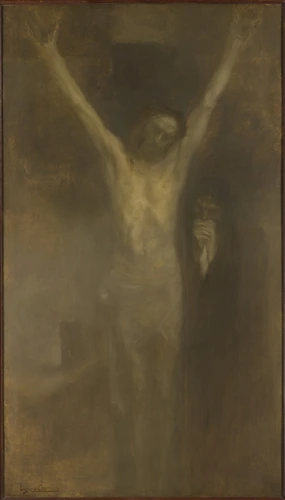 Eugène Carrière - Christ en croix