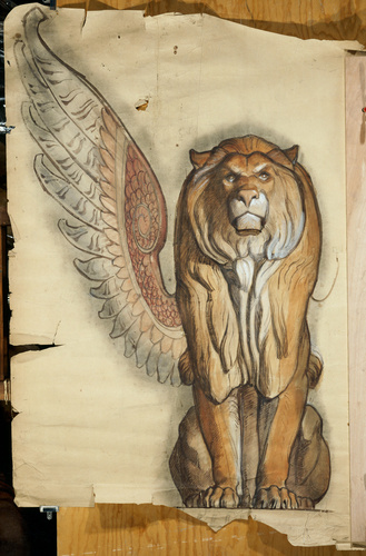 Charles Lameire - Panthéon, tapisserie des Gobelins pour la chapelle Sainte-Gene...