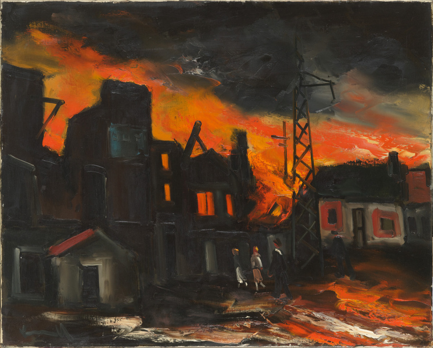 Maurice de Vlaminck - L'Incendie