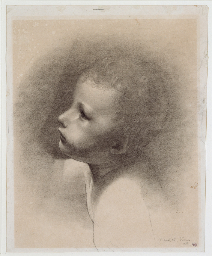 Odilon Redon - Tête de saint Jean-Baptiste