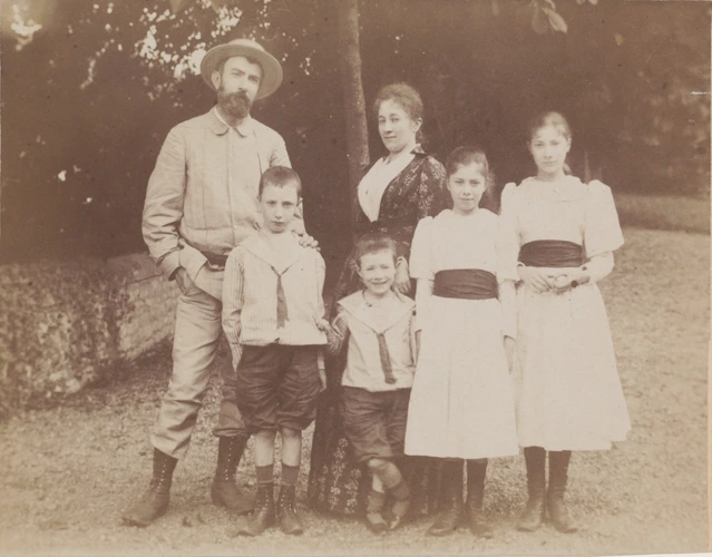 Anonyme - Henry Lerolle, sa femme et leurs quatre enfants