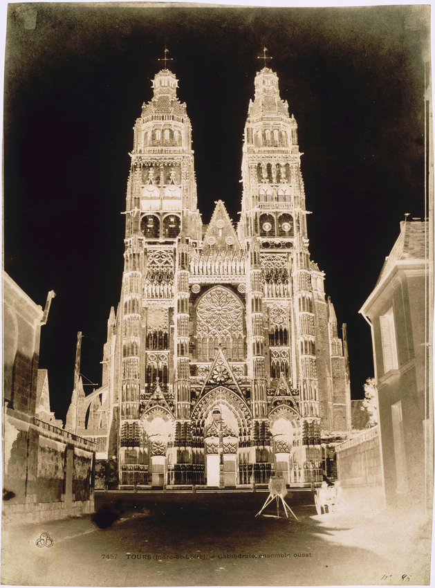 Gustave Le Gray - Tours (Indre-et-Loire) - Façade ouest, cathédrale Saint-Gatien