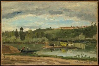 Bac à la Varenne-Saint-Hilaire - Camille Pissarro