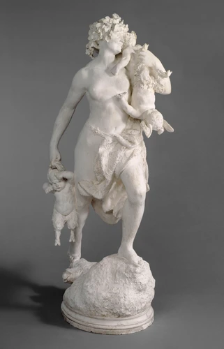 Gustave Doré - Nymphe dénichant des faunes