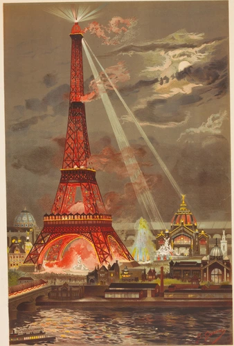 Georges Garen - Embrasement de la Tour Eiffel