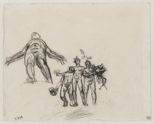 Jean-François Millet - Figures pour un plafond