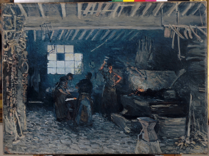 Alfred Sisley - La Forge à Marly-le-Roi