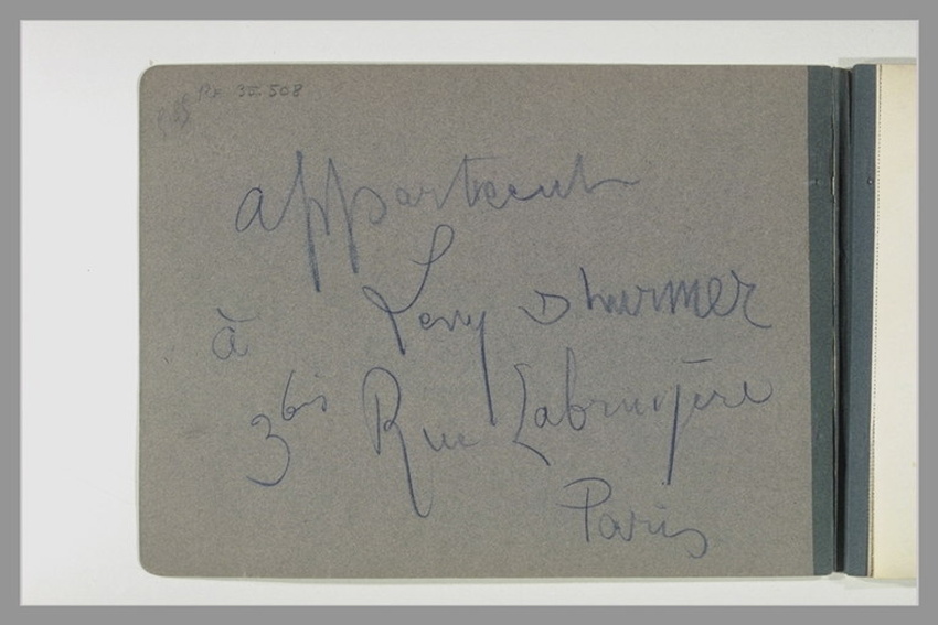 Annotation manuscrite - Lucien Lévy-Dhurmer | Musée d'Orsay