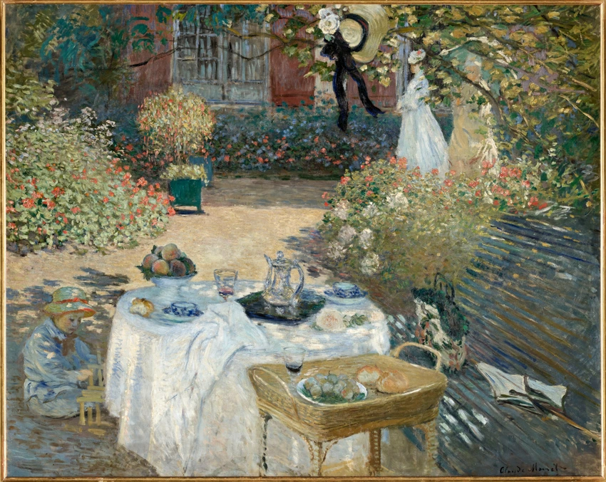 Claude Monet - Le Déjeuner : panneau décoratif